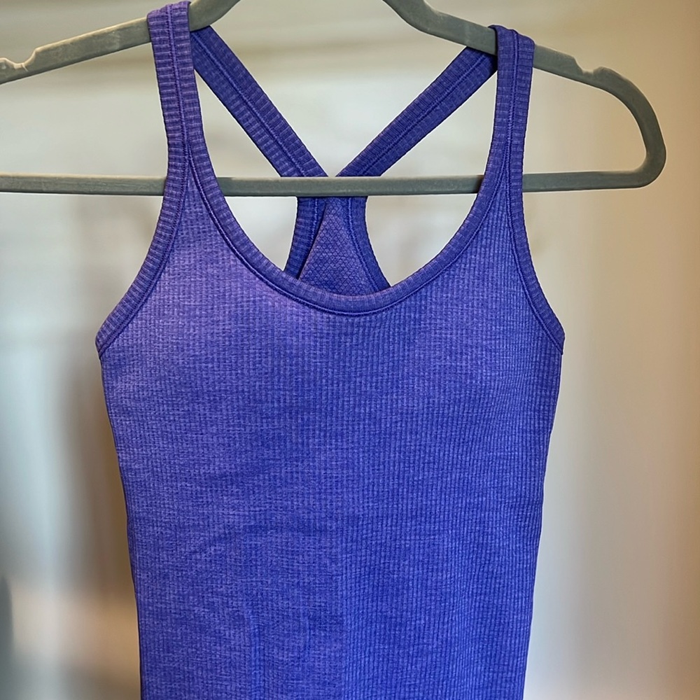 Purple Ebb to Street Racerback Tank